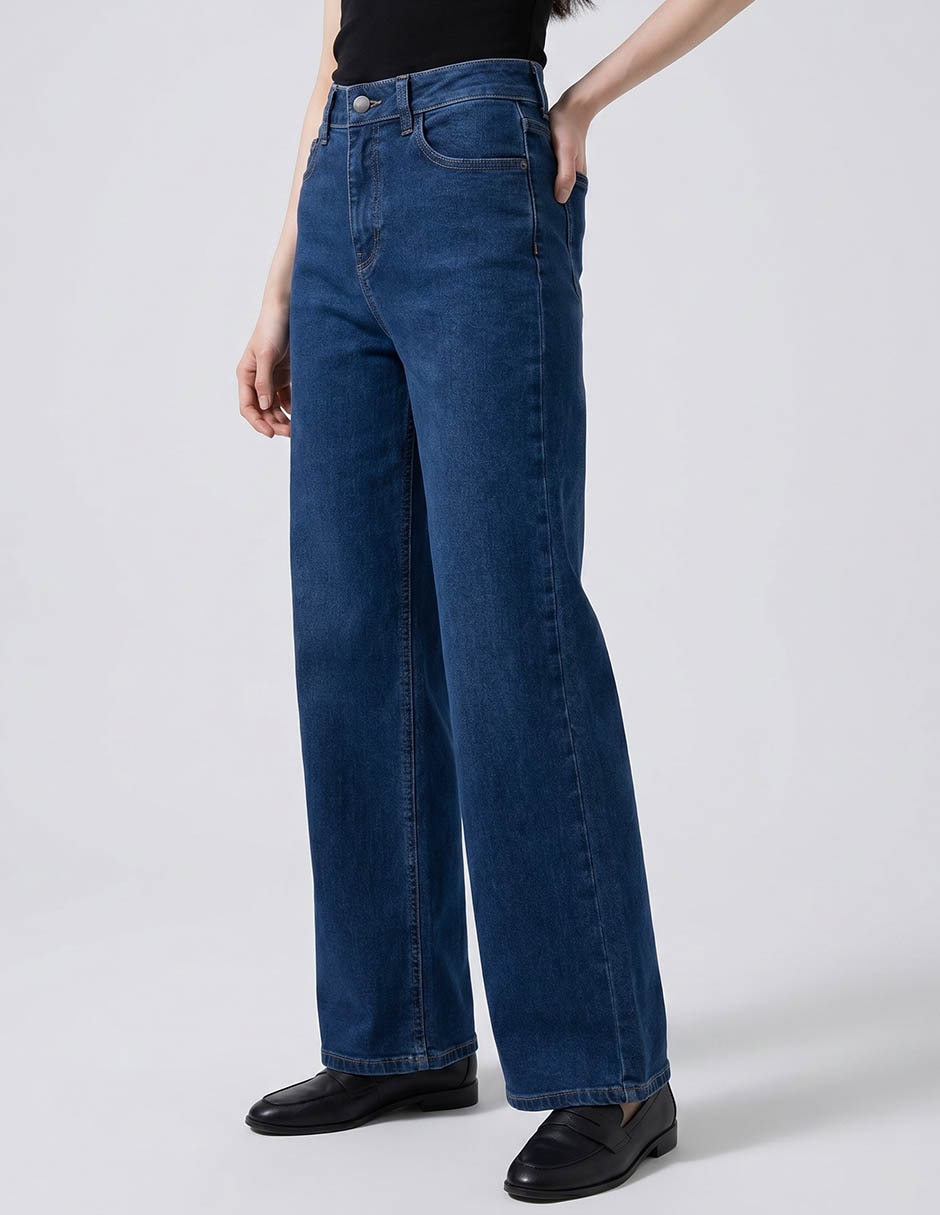 Jeans straight aéropostale corte cintura para mujer