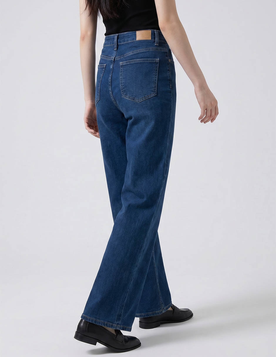 Jeans straight aéropostale corte cintura para mujer