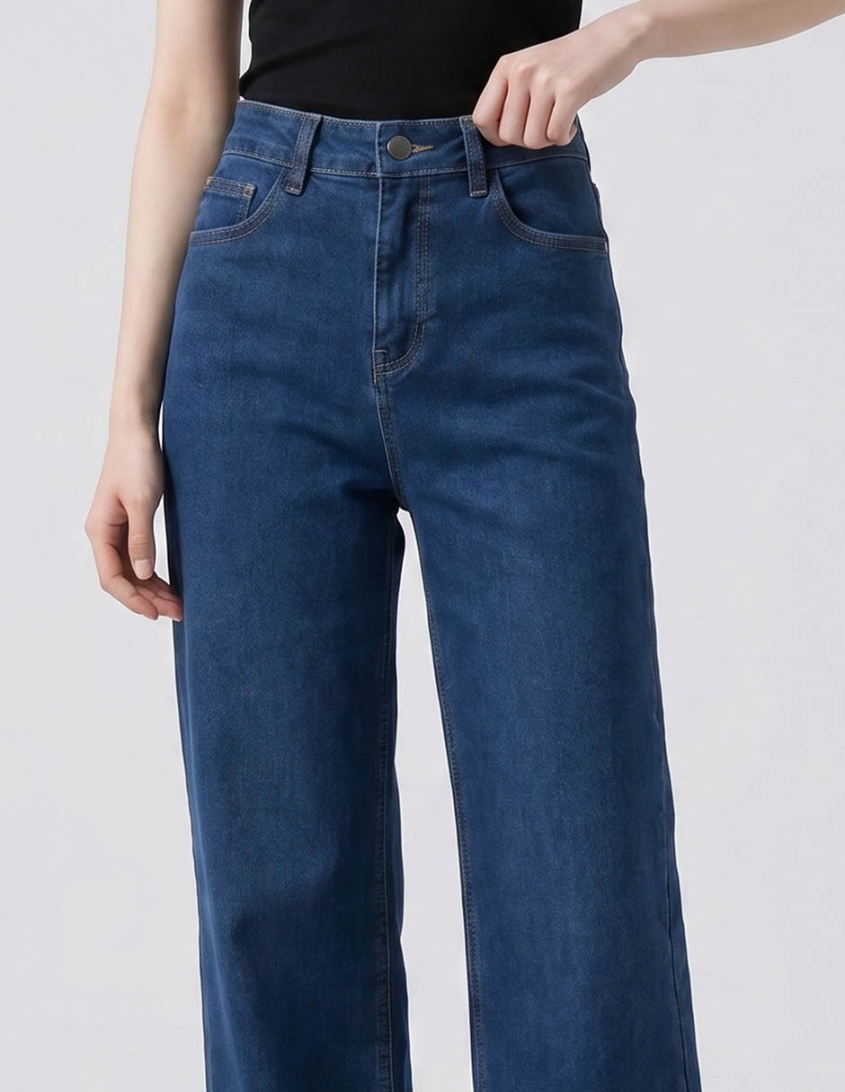 Jeans straight aéropostale corte cintura para mujer