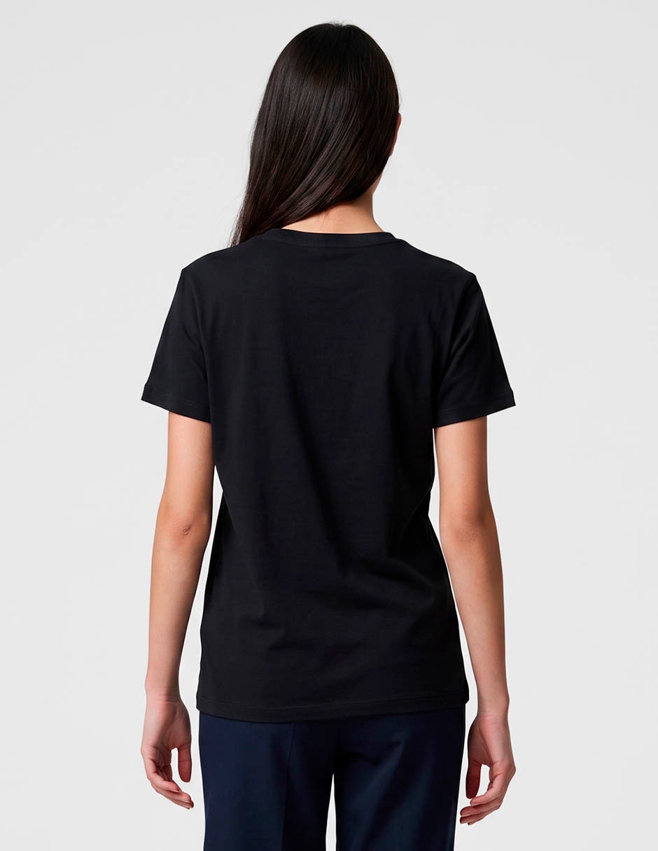 Playera manga corta cuello redondo para mujer 2