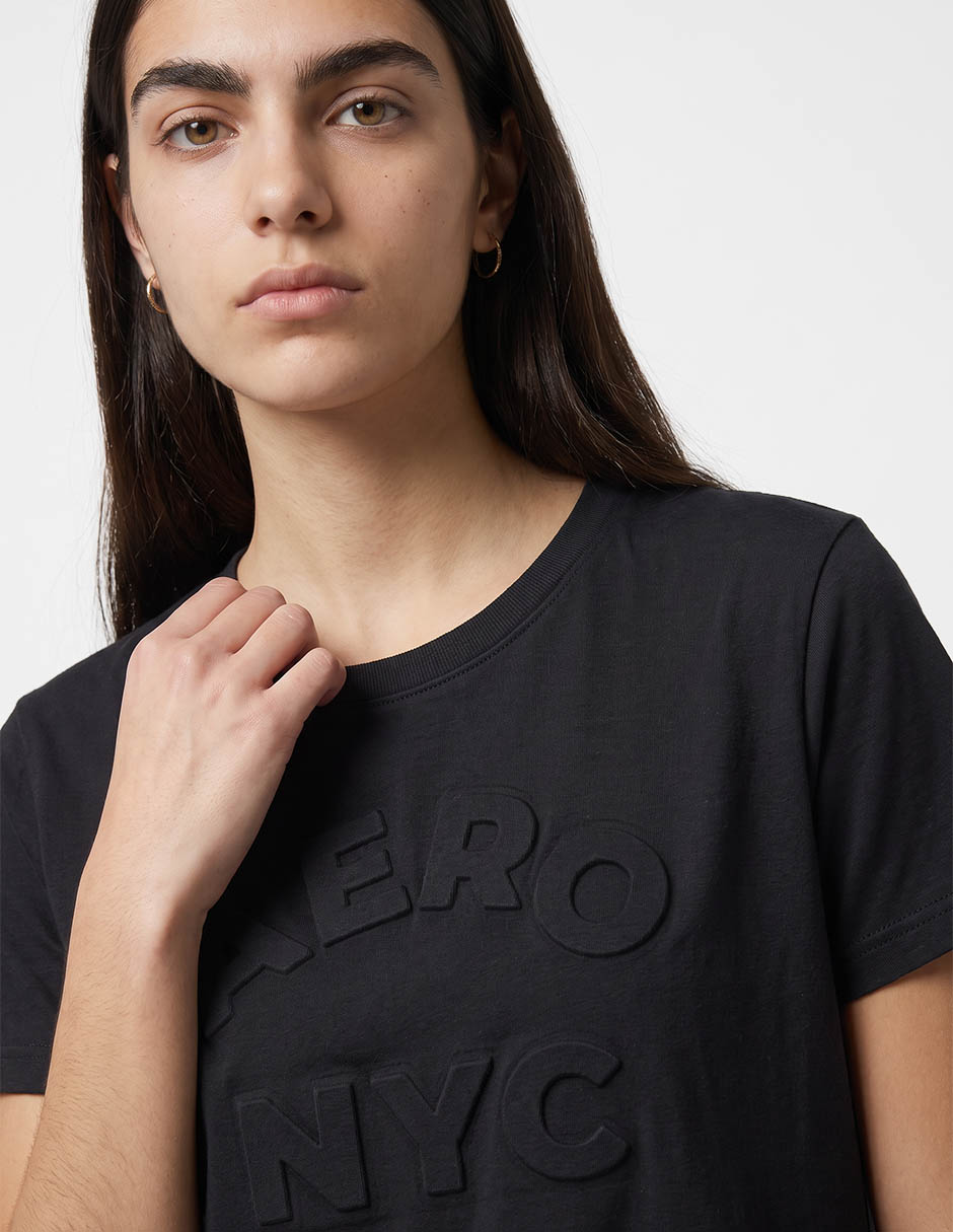 Playera manga corta cuello redondo para mujer 3
