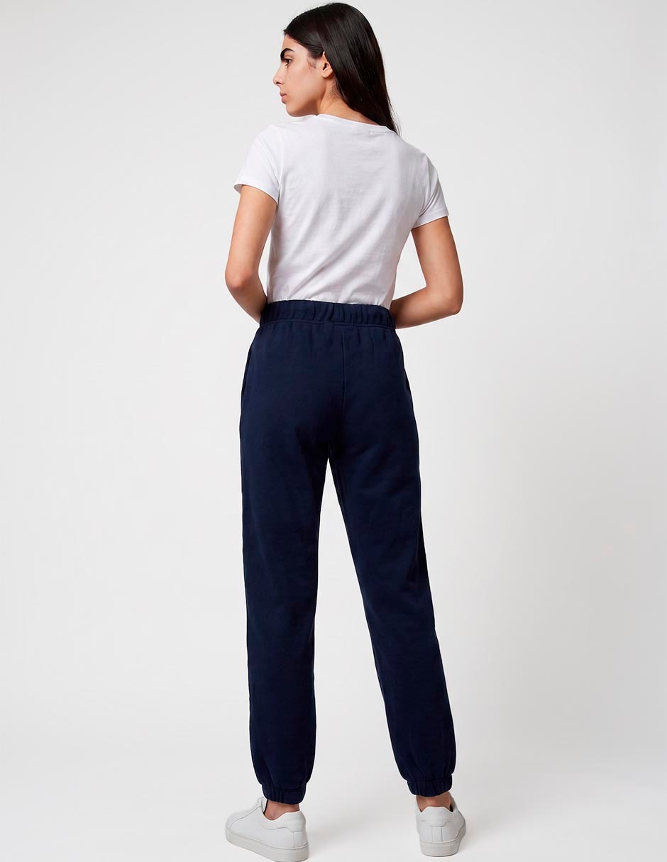 Pants slim con elástico para mujer 4
