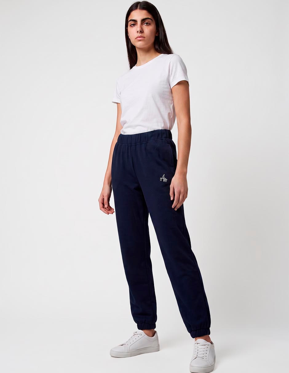 Pants slim con elástico para mujer 3
