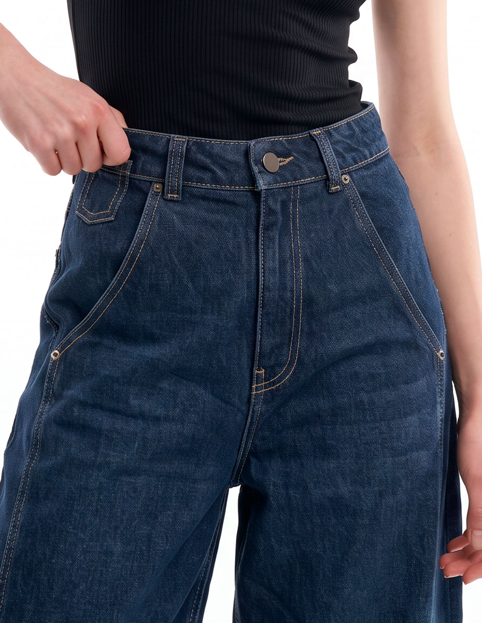 Jeans barrel para mujer
