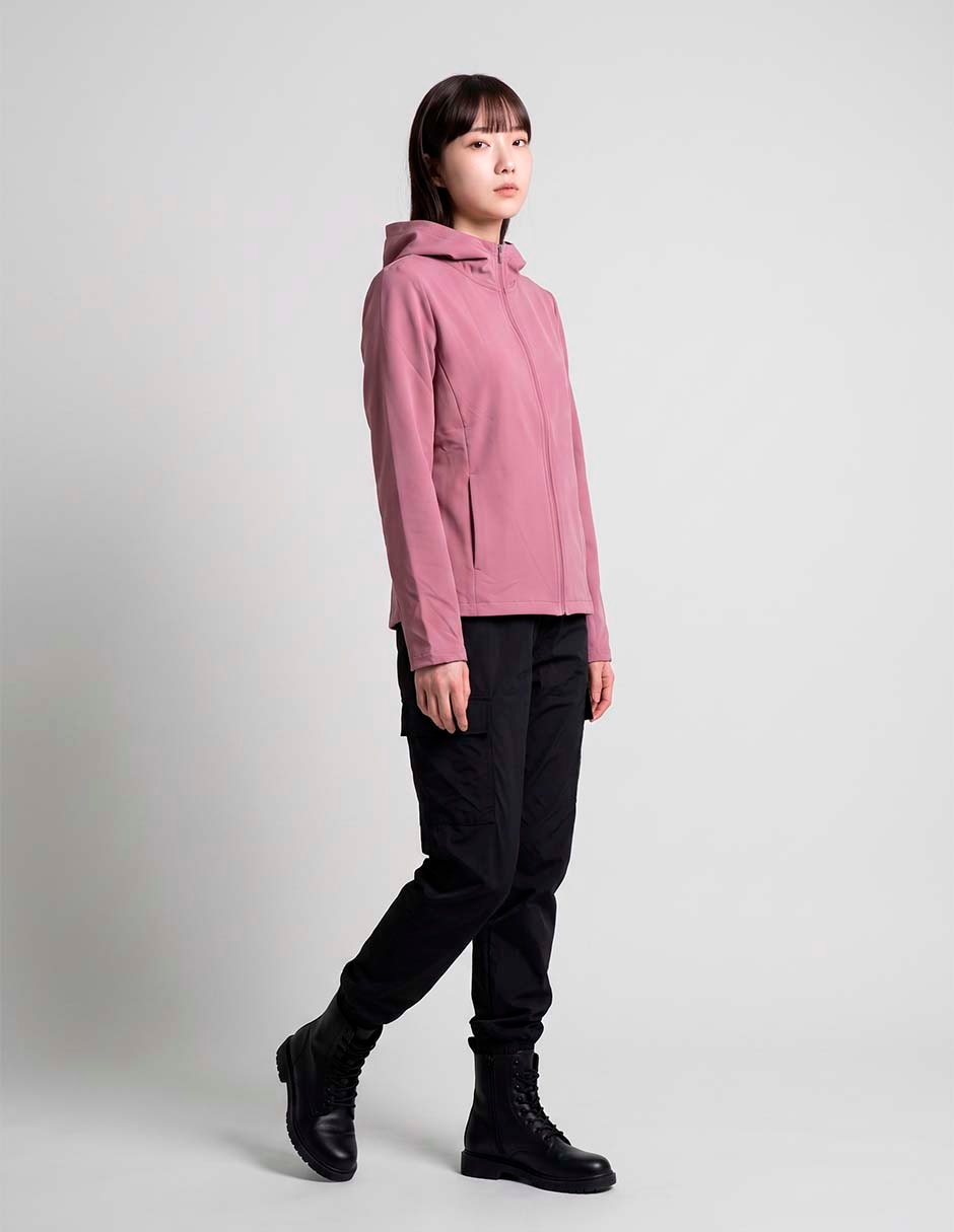 Sudadera con capucha y bolsa para mujer 1