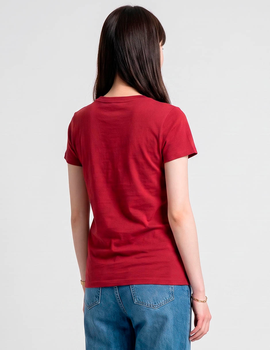 Playera manga corta cuello redondo para mujer 2