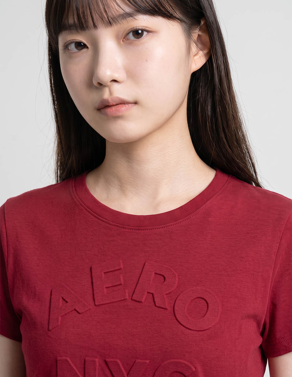 Playera manga corta cuello redondo para mujer 3