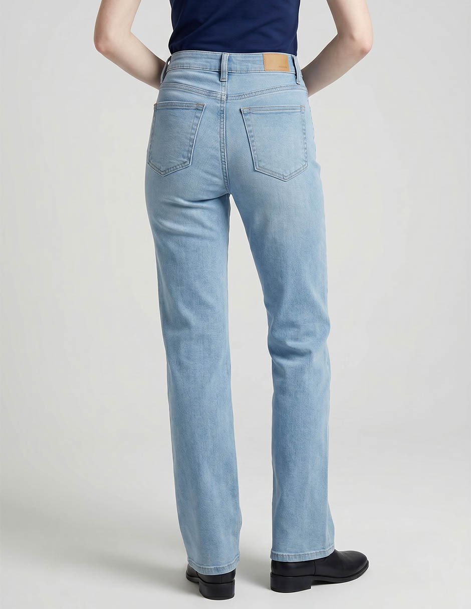 Jeans straight aéropostale corte cintura para mujer