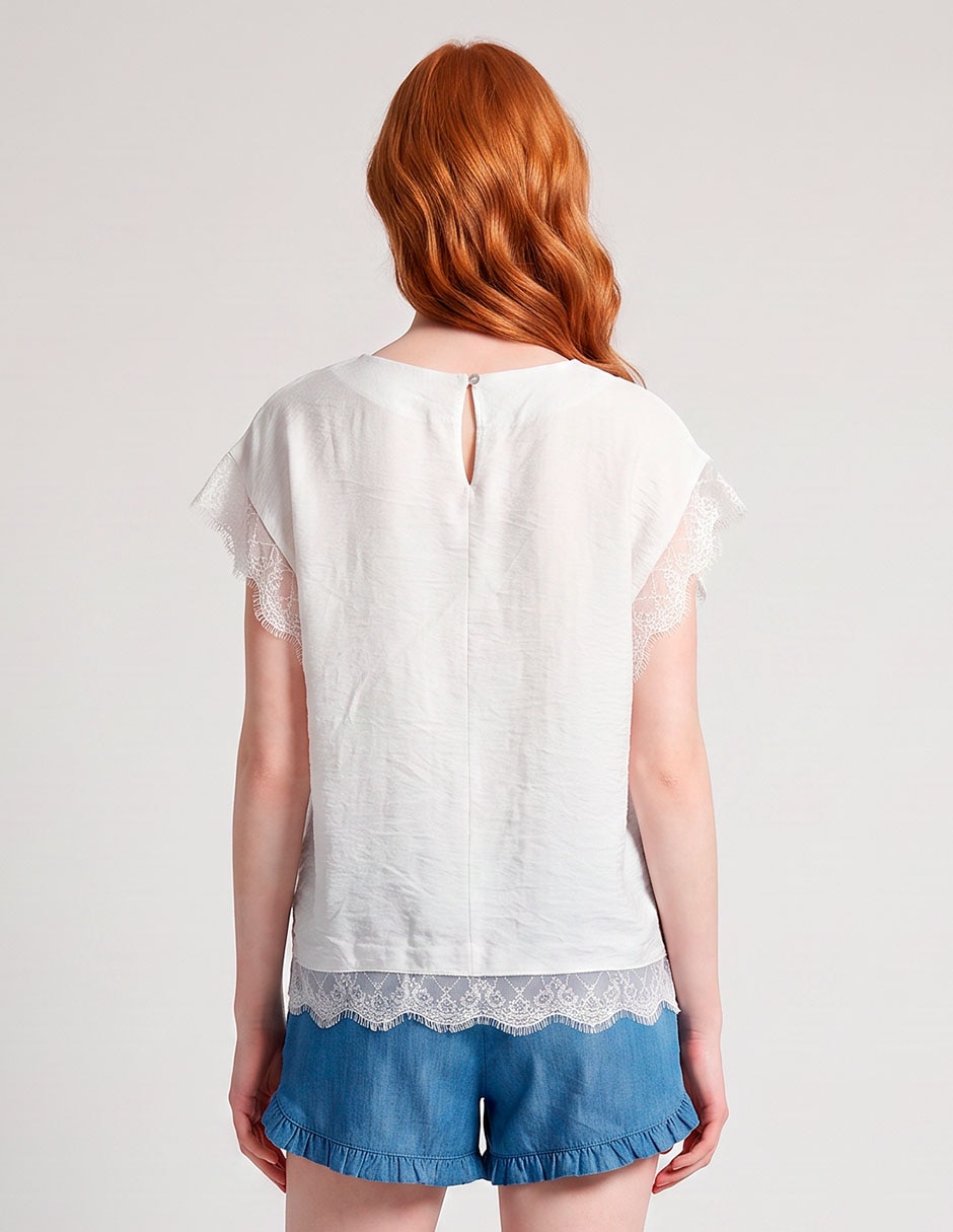 Blusa manga corta para mujer 2