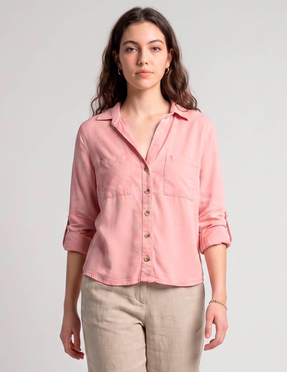 Blusa manga 3/4 para mujer Blusa manga 3/4 para mujer