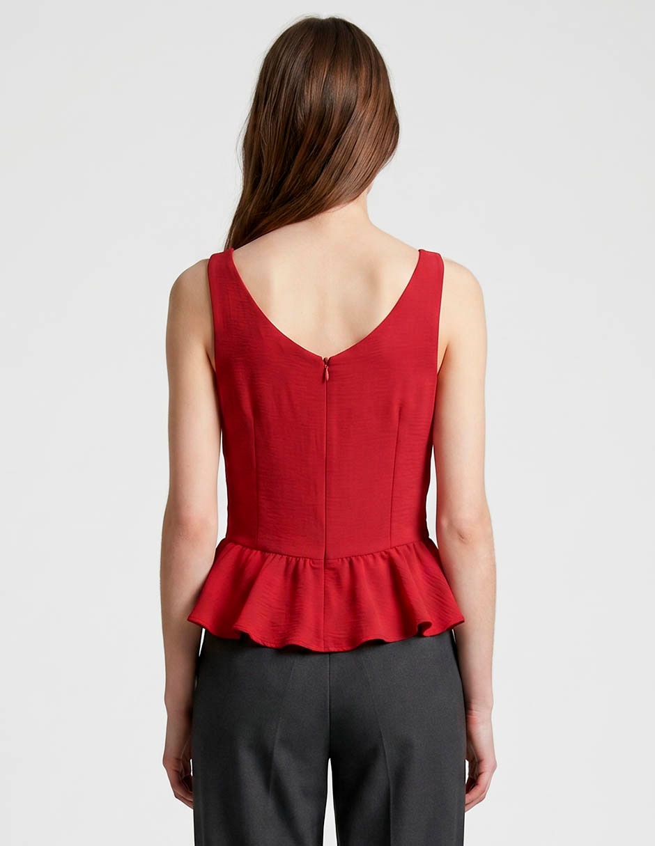 Blusa sin manga para mujer 2