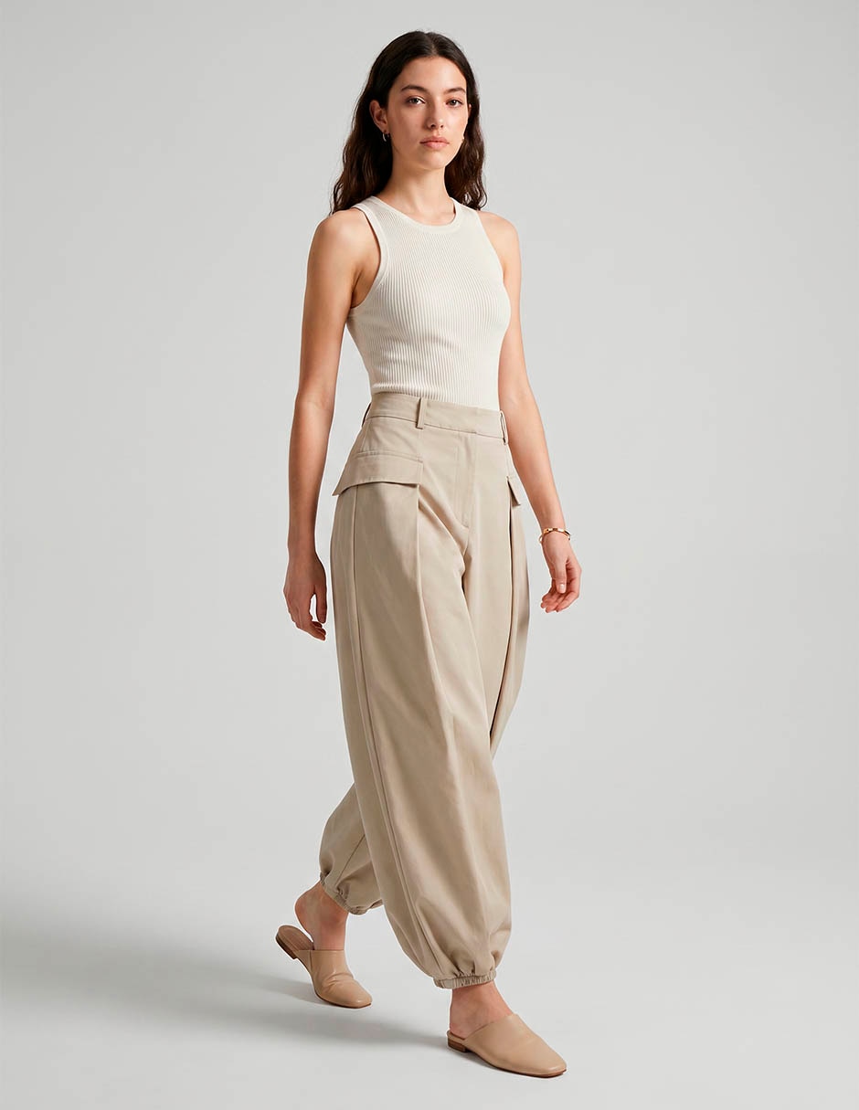 Pantalón cargo parachute para mujer Pantalón cargo parachute para mujer
