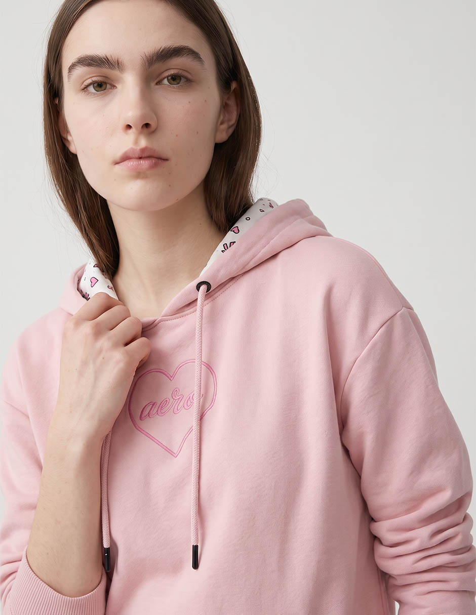 Sudadera con capucha y bolsa aéropostale para mujer 3