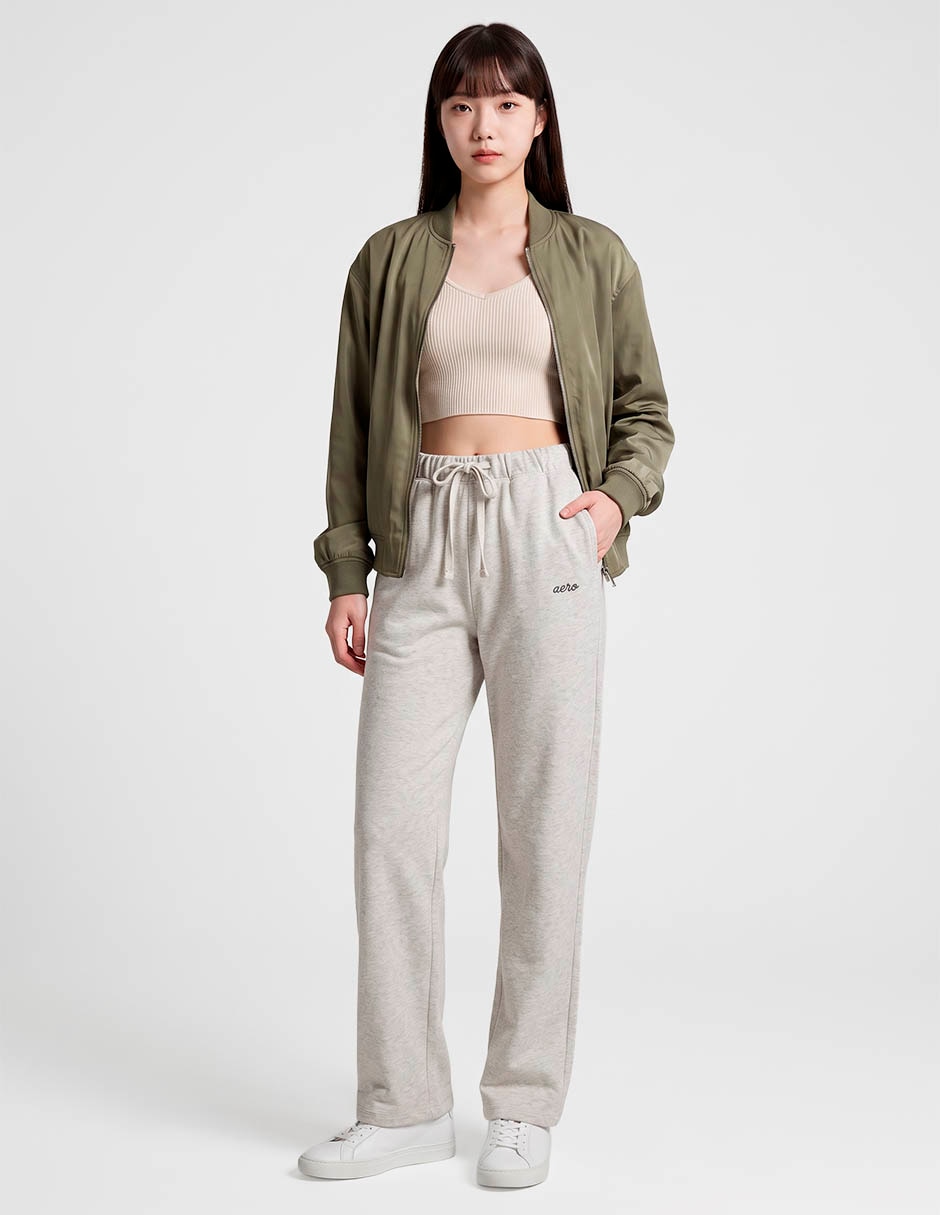 Pants straight aeropostale con jareta para mujer 3