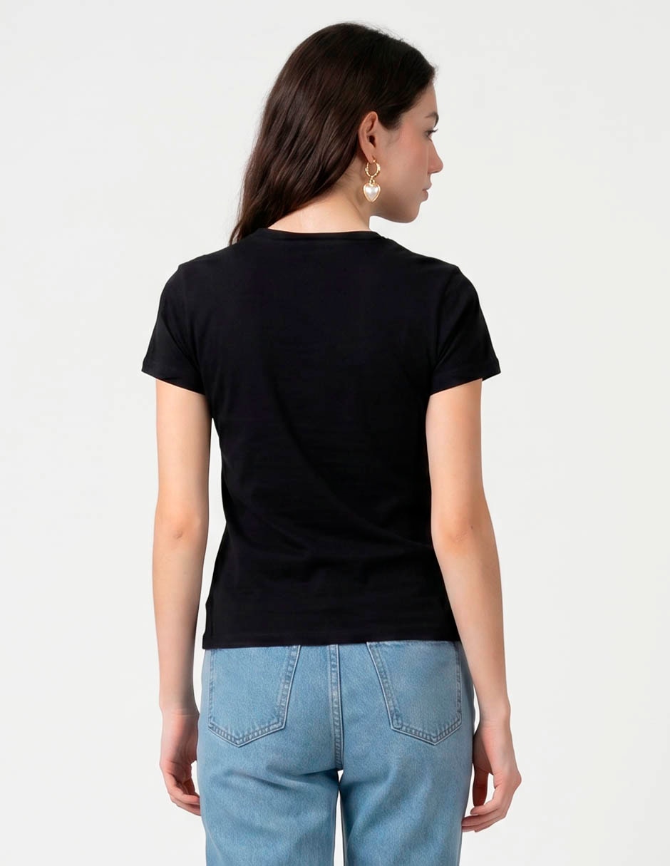 Playera manga corta aéropostale cuello redondo para mujer