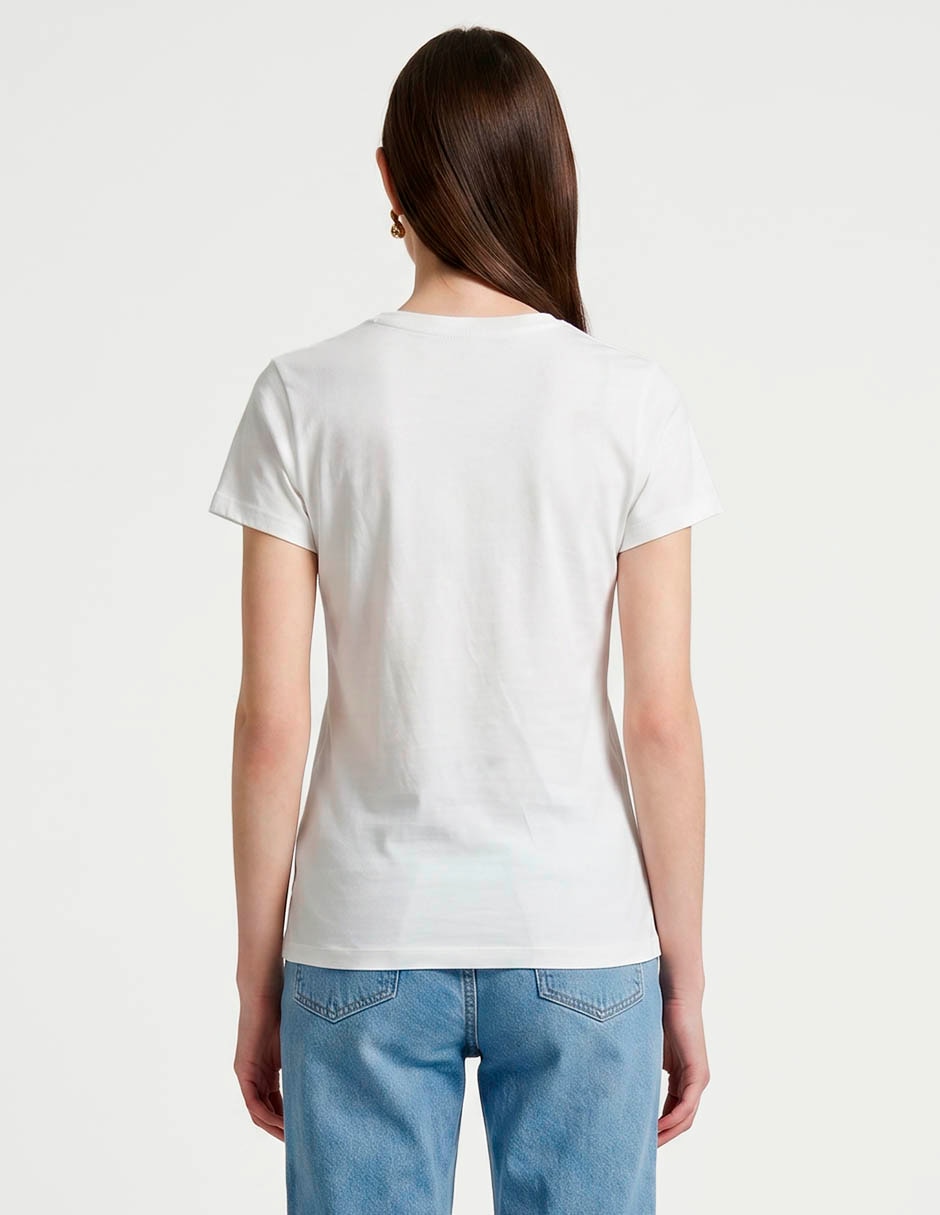 Playera manga corta aéropostale cuello redondo para mujer 2