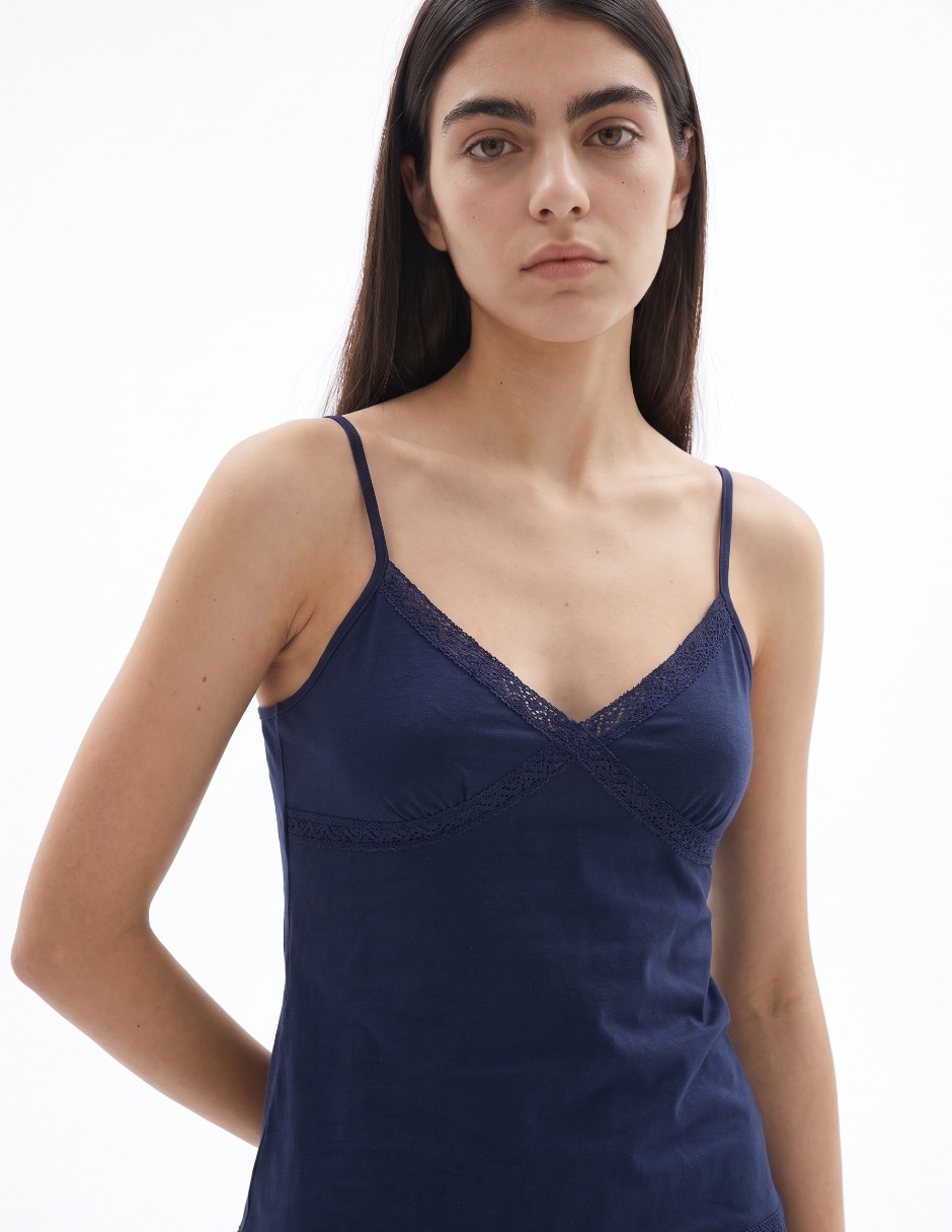 Blusa sin manga para mujer 4