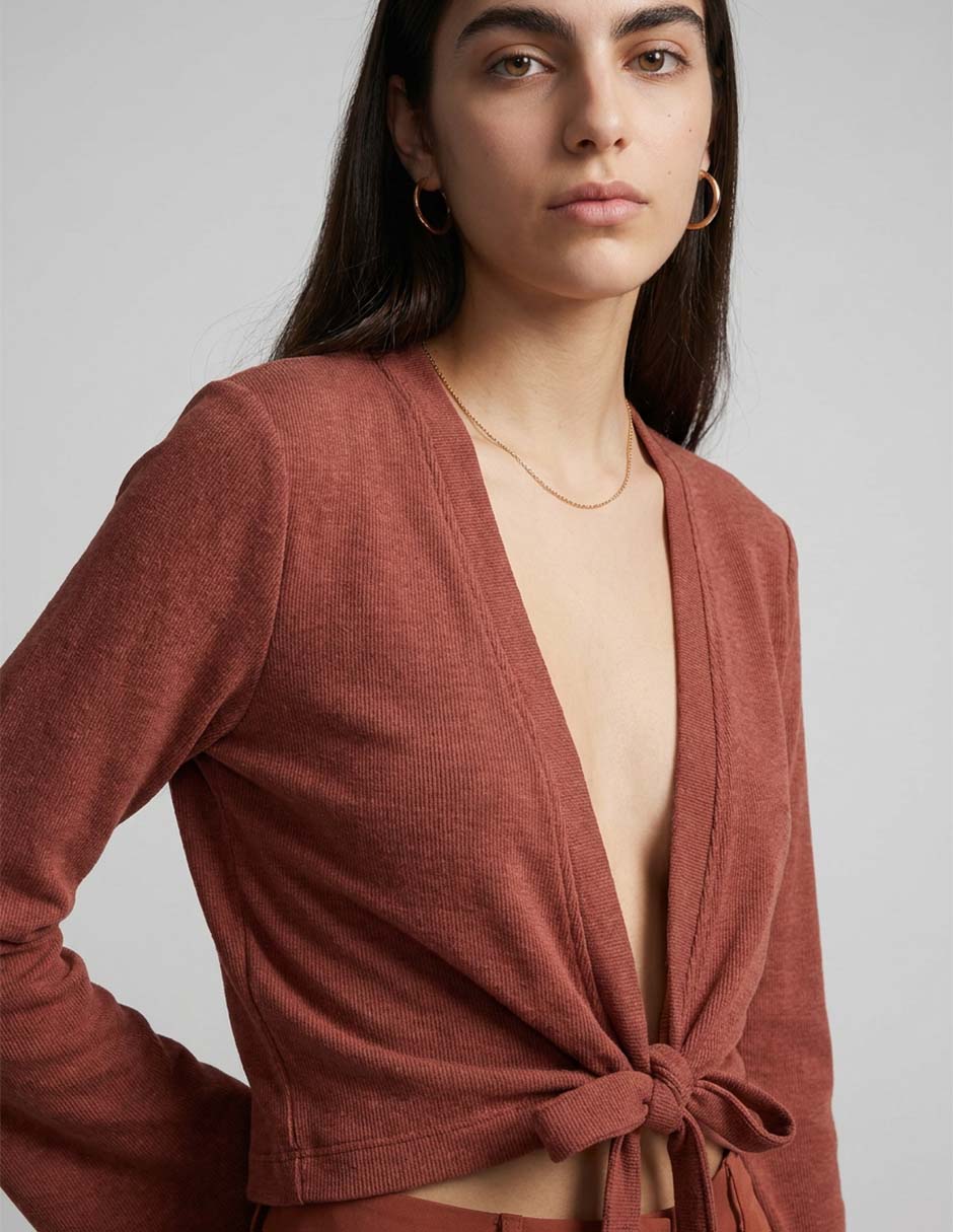 Suéter cuello abierto para mujer 3