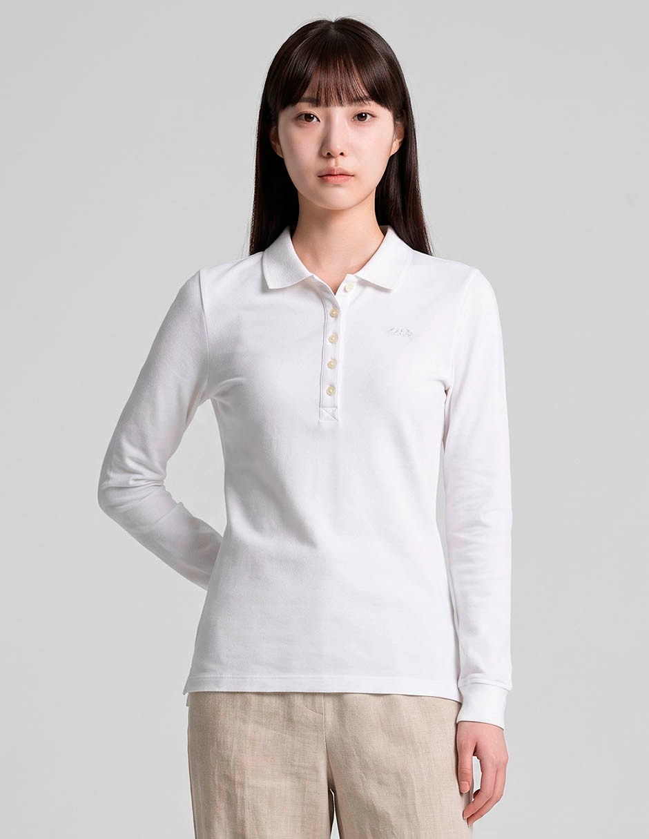 Playera tipo polo para mujer 1
