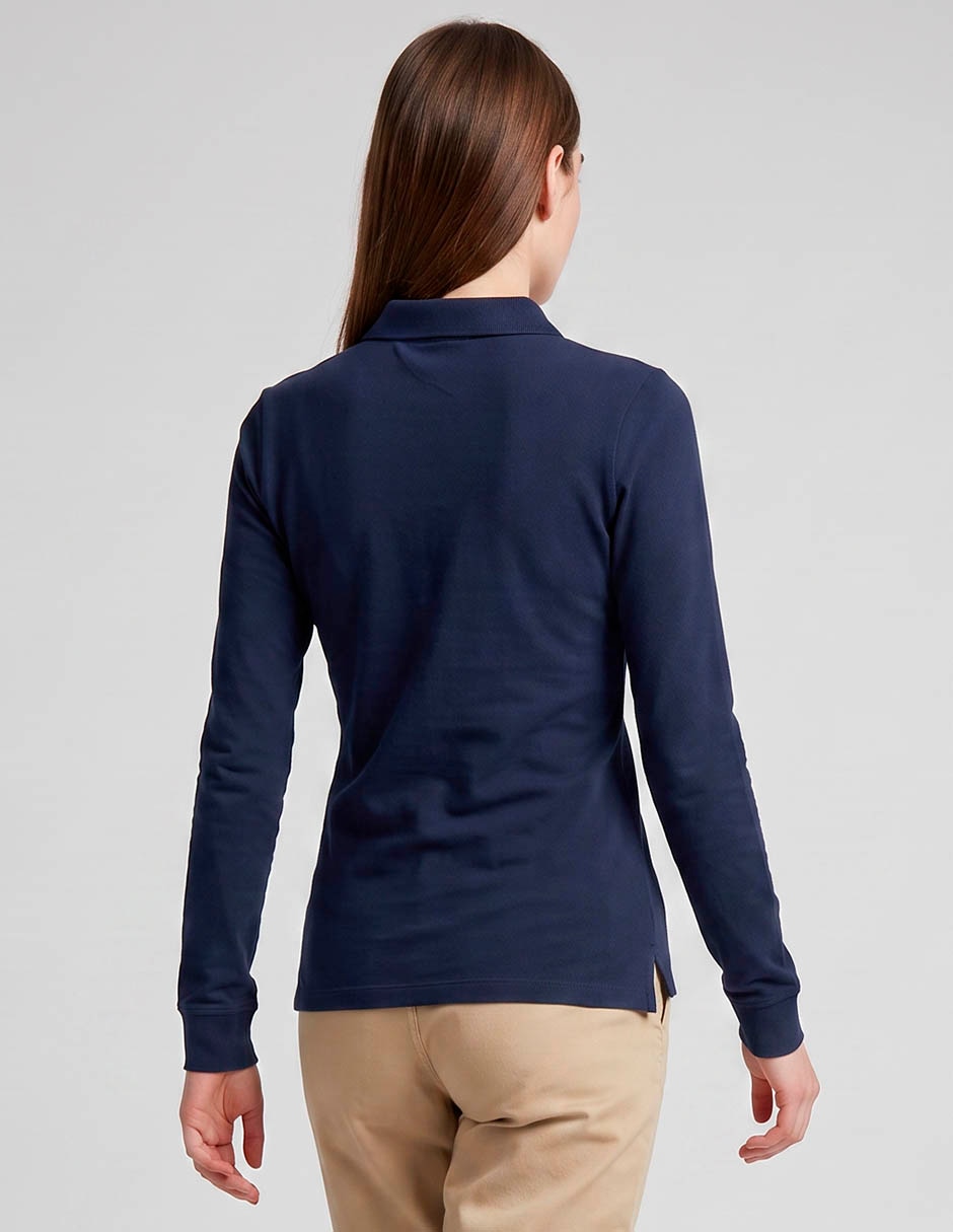 Playera tipo polo aero para mujer