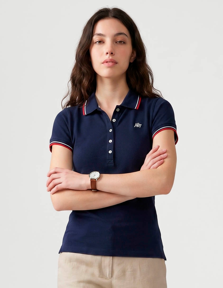 Playera tipo polo aéropostale para mujer