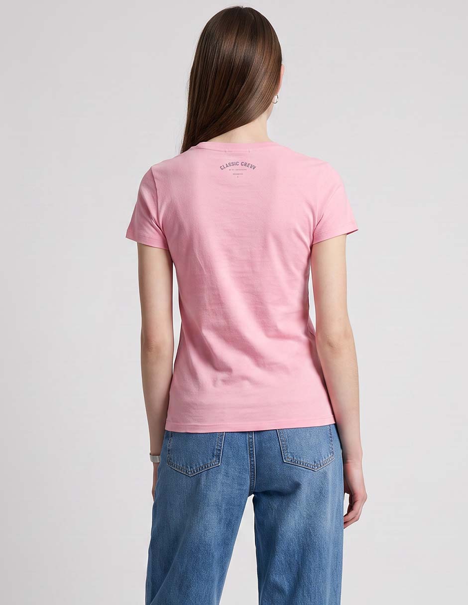Playera manga corta aéropostale cuello redondo para mujer