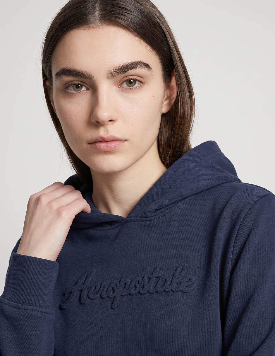 Sudadera con capucha y bolsa aéropostale para mujer 3