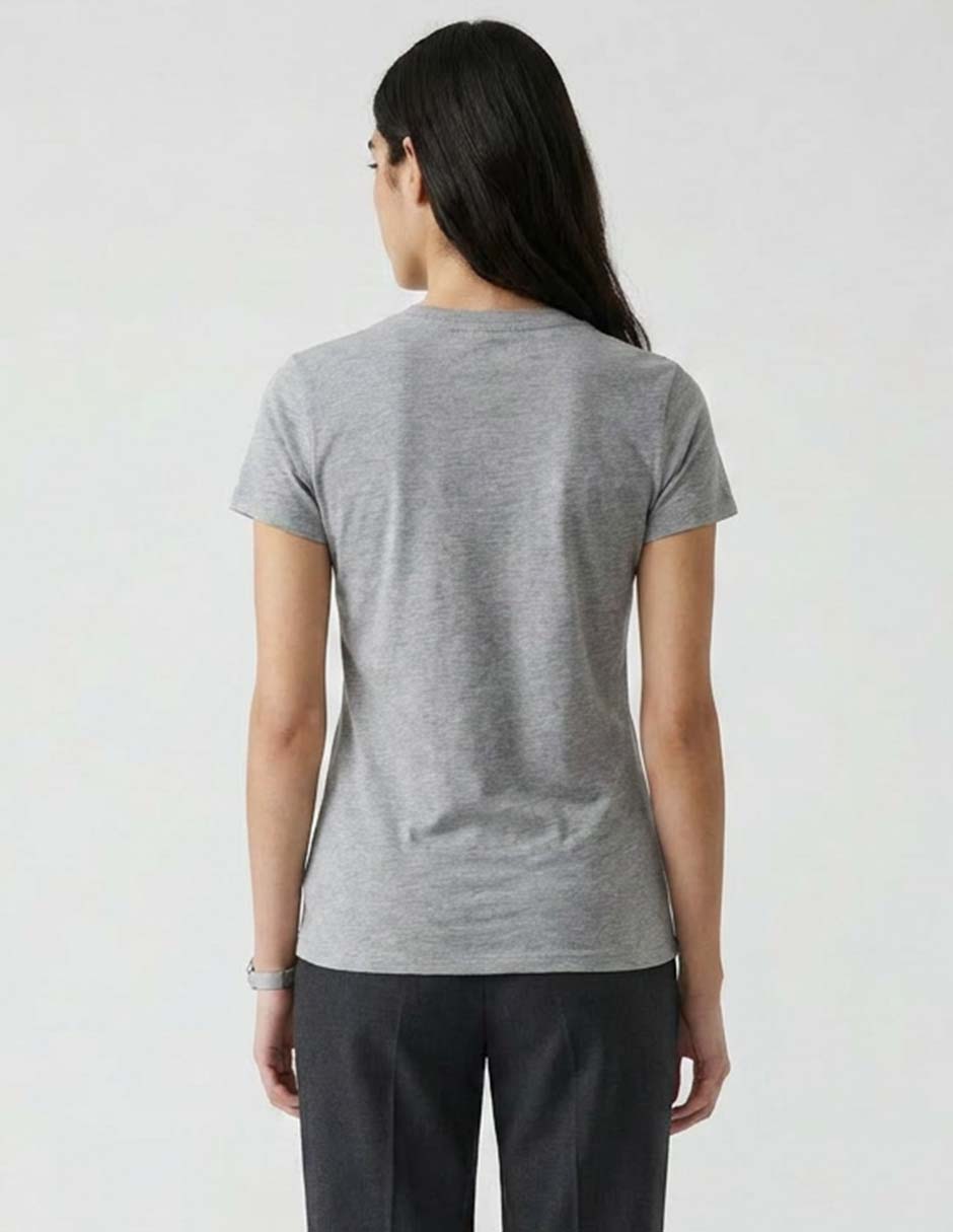Playera manga corta cuello redondo mujer 2