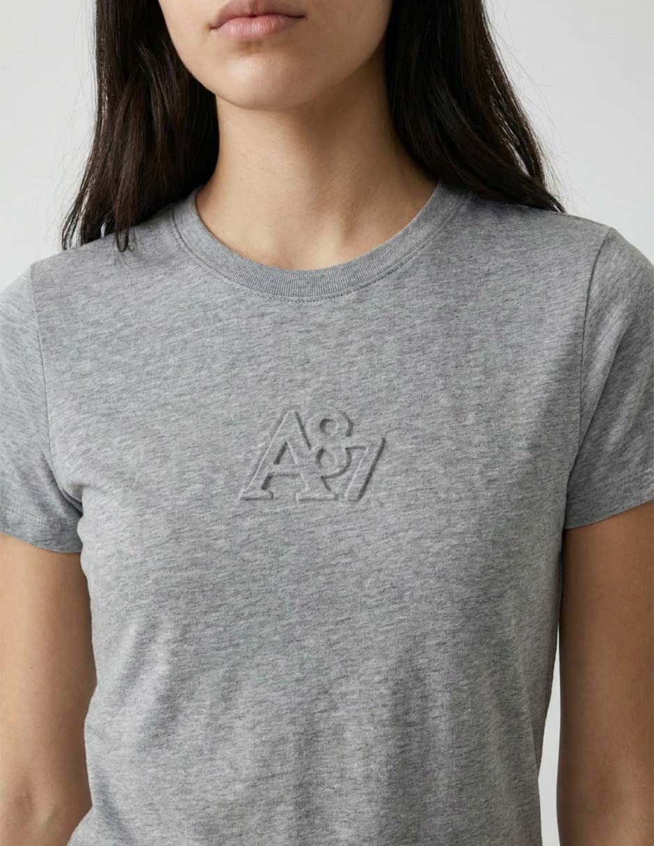 Playera manga corta cuello redondo mujer 3