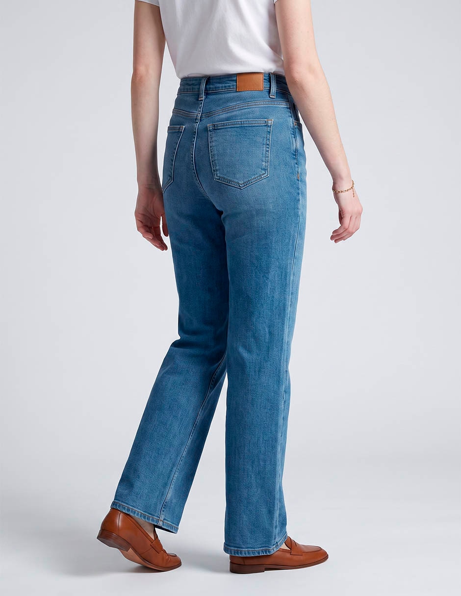 Jeans wide leg Aeropostale corte media cintura para mujer 2