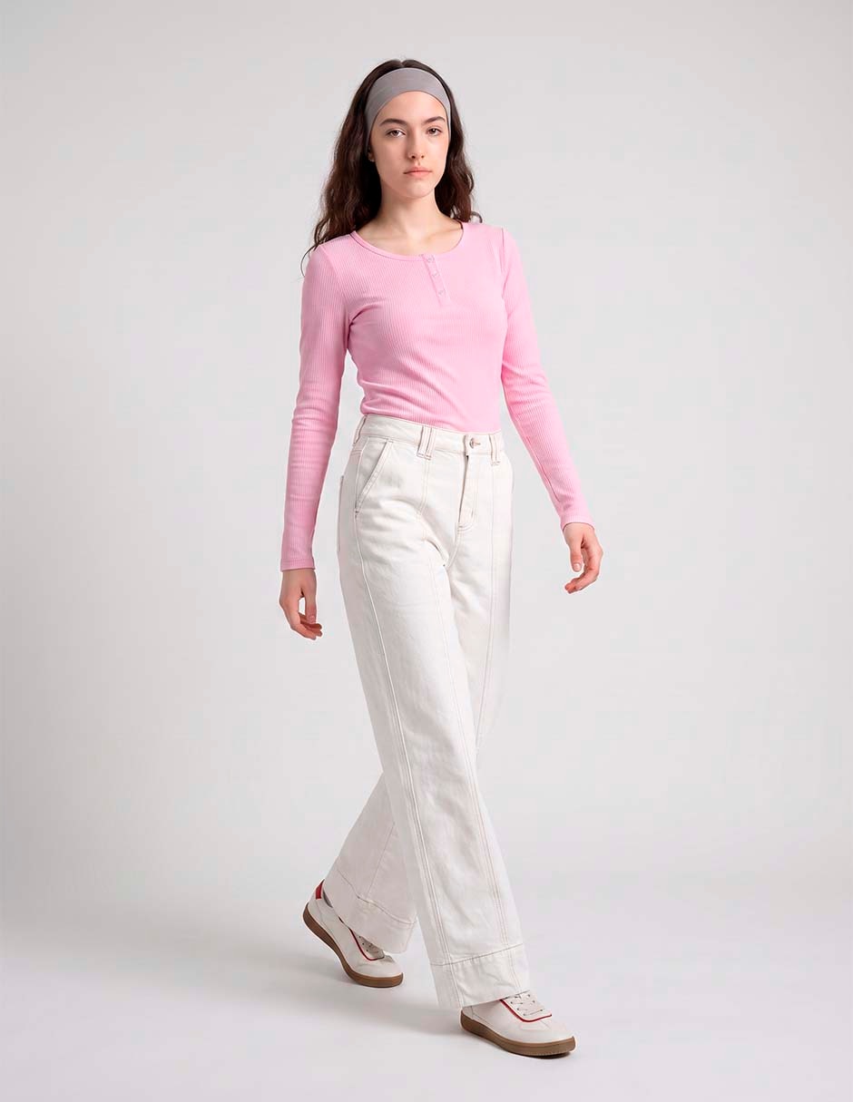 Jeans wide leg para mujer 4