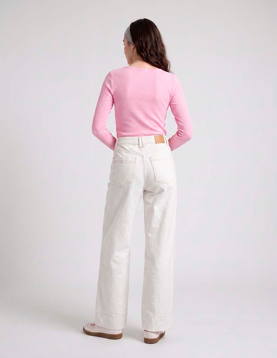 Jeans wide leg para mujer 3