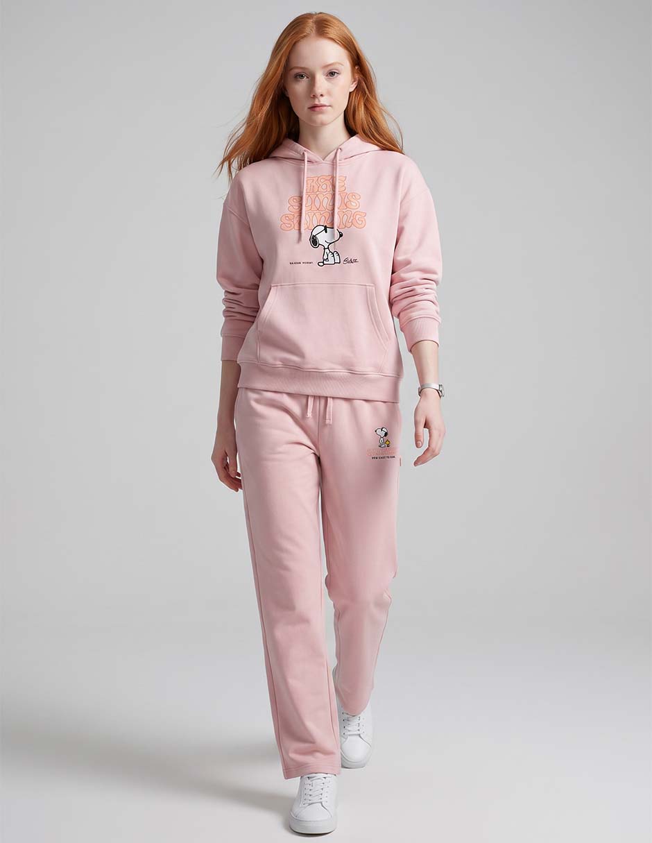 Sudadera con capucha y bolsa para mujer 3