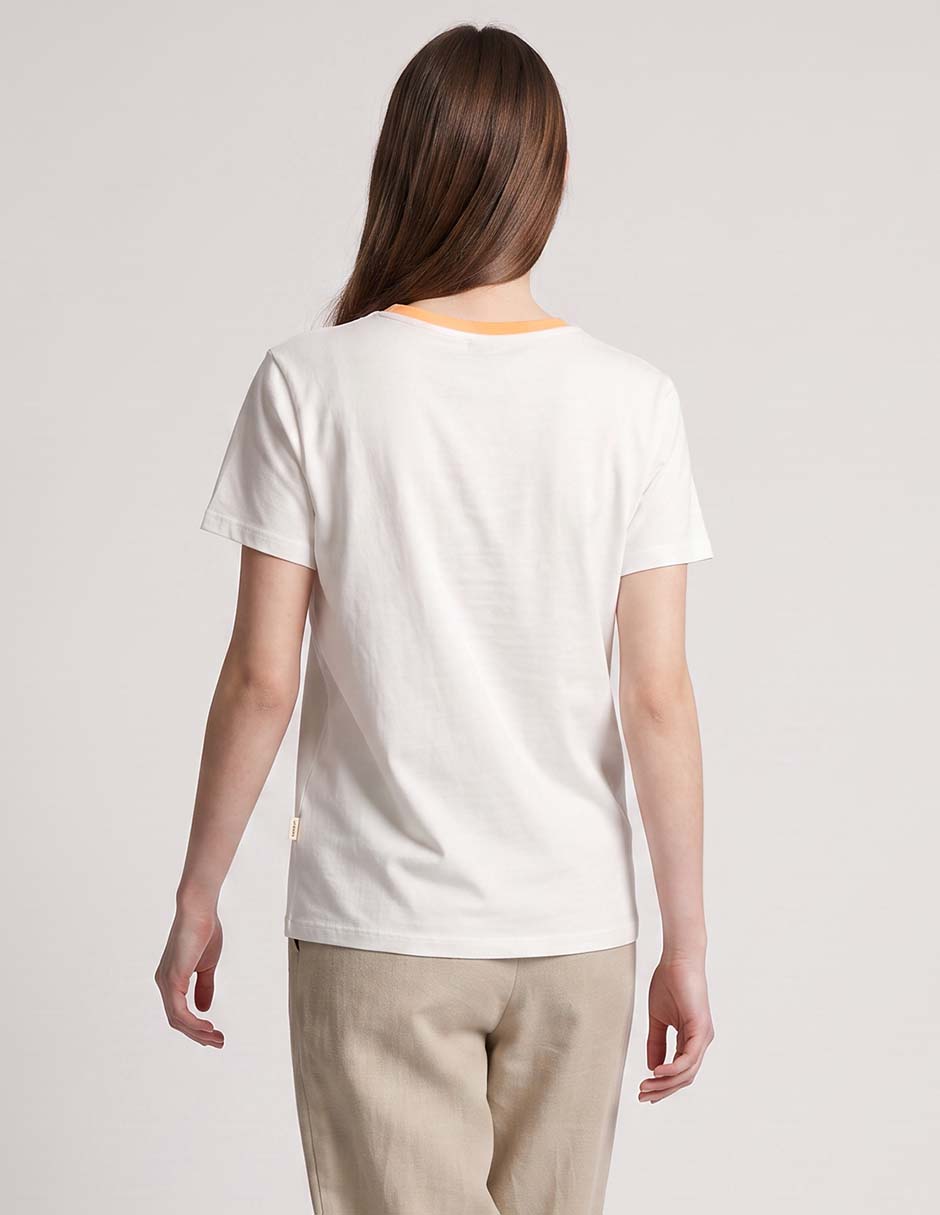 Playera manga corta Aéropostale Snoopy cuello redondo para mujer 2