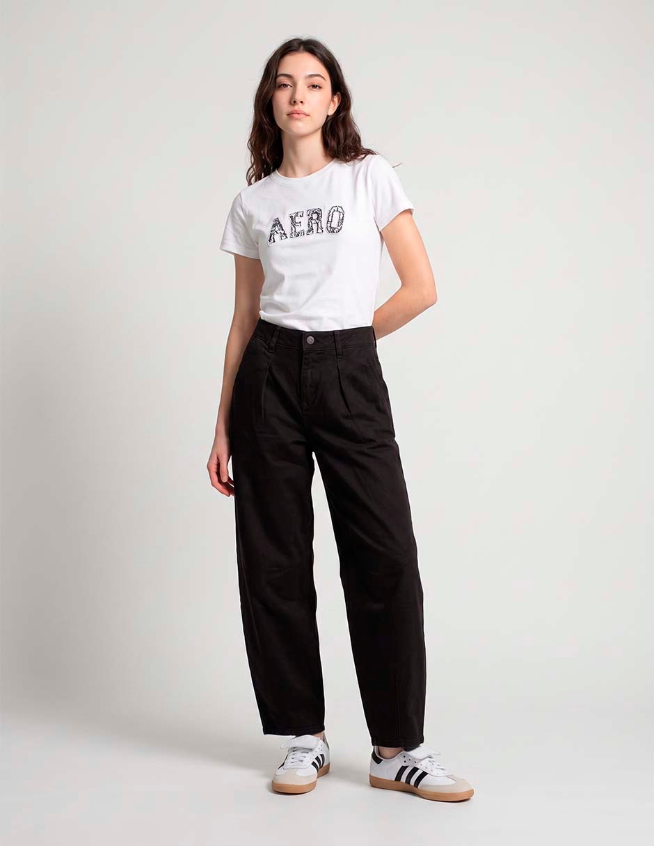 Pantalón relaxed barrel para mujer Pantalón relaxed barrel para mujer