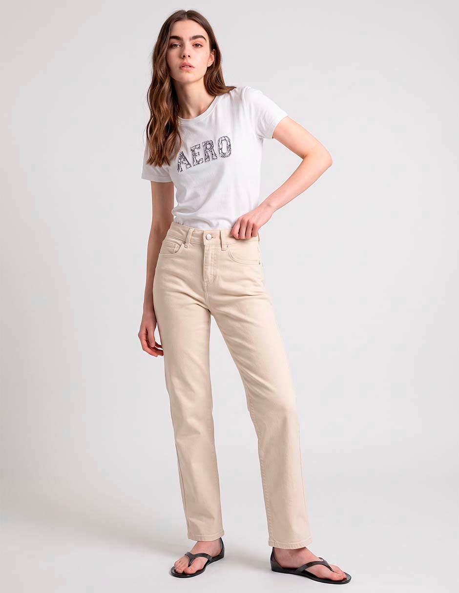 Pantalón recto para mujer
