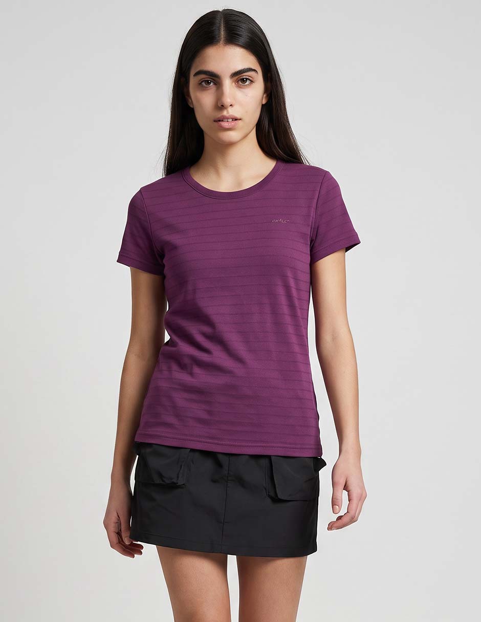 Playera manga corta aéropostale cuello redondo para mujer Playera manga corta aéropostale cuello redondo para mujer