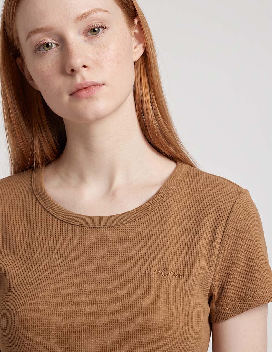 Playera manga corta aéropostale playeras cuello redondo para mujer 3