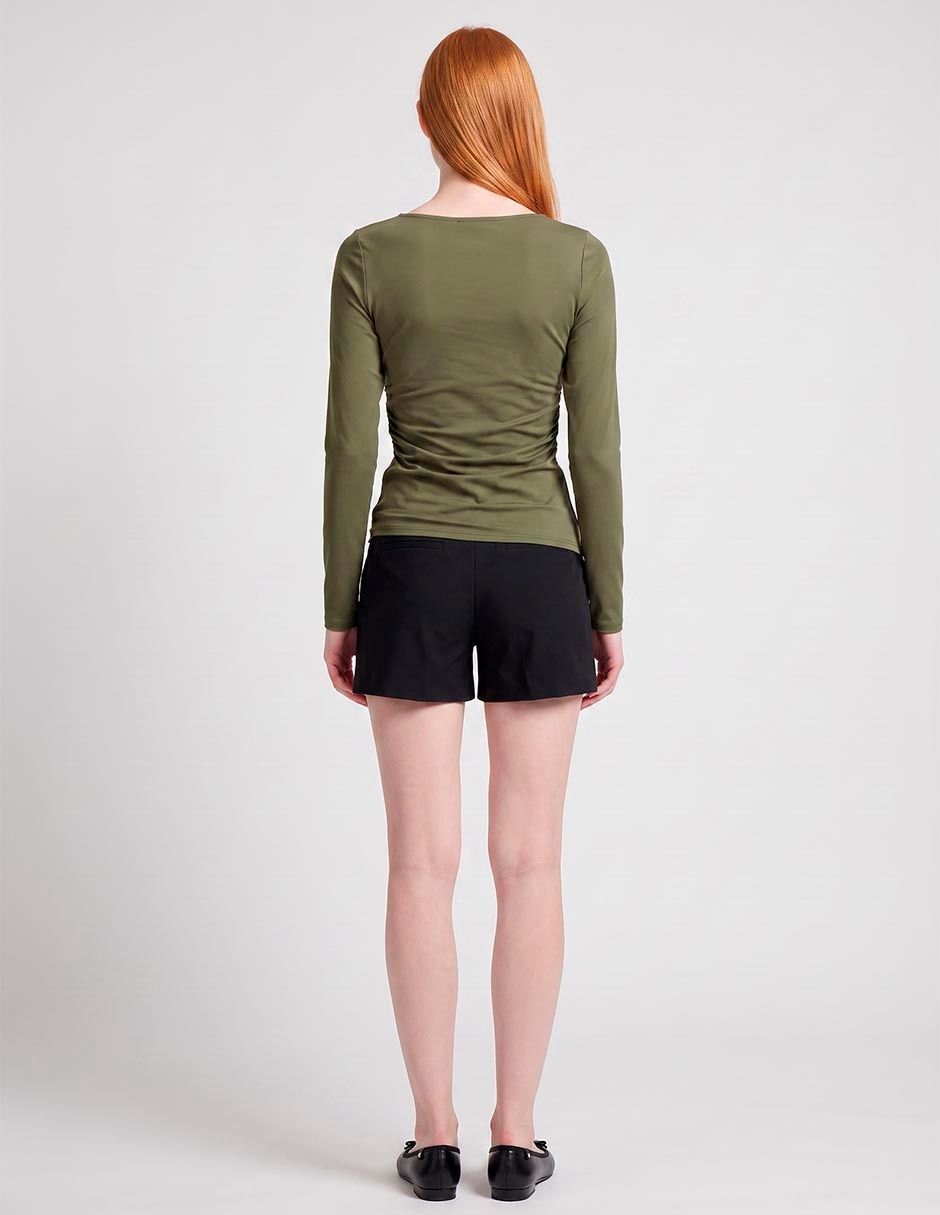 Blusa manga larga para mujer 4
