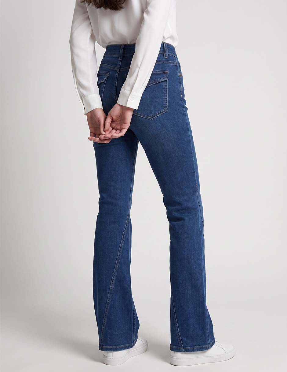 Jeans boot a la cintura para mujer 2