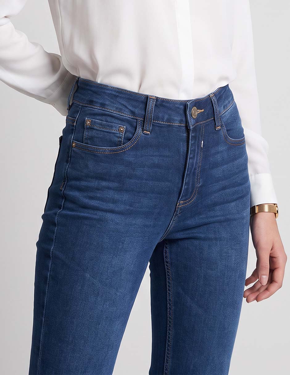 Jeans boot a la cintura para mujer 3