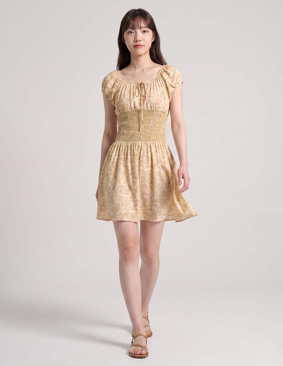 Vestido corto casual para mujer
