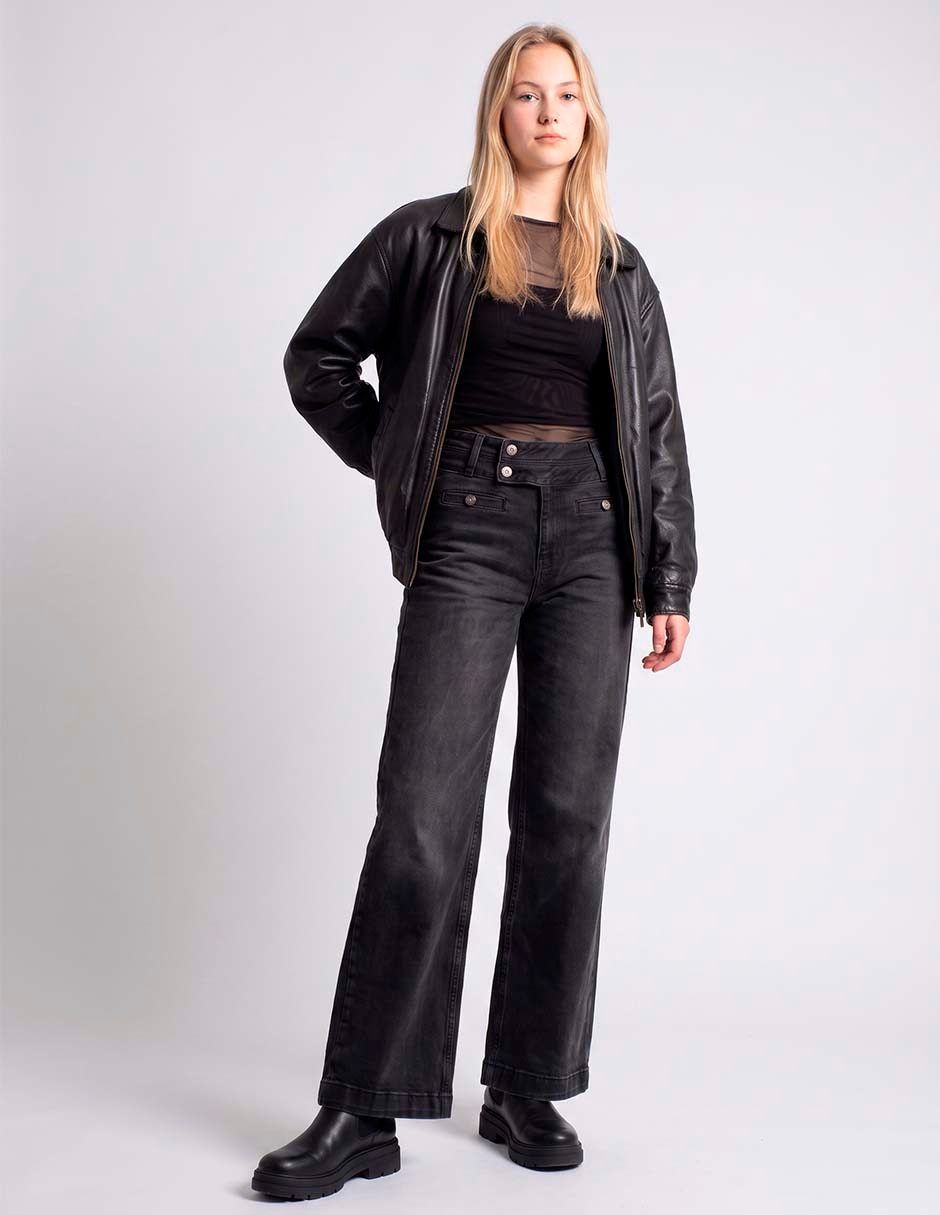 Jeans straight para mujer 3