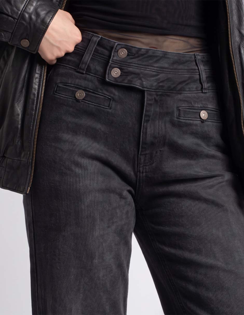 Jeans straight para mujer 2