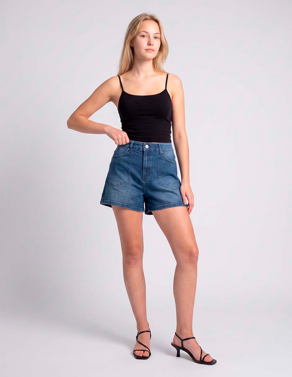 Short de mezclilla para mujer