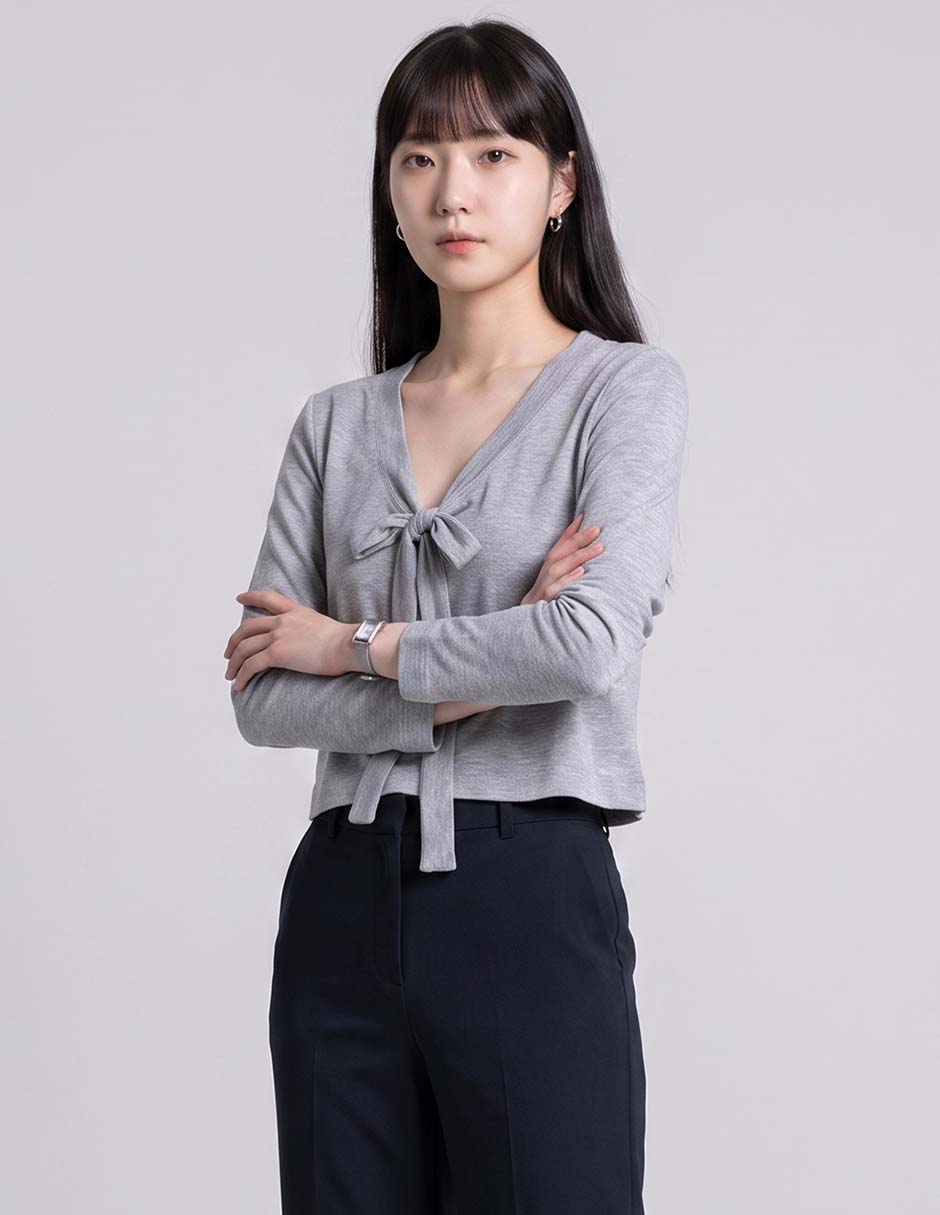 Suéter cuello redondo para mujer 1