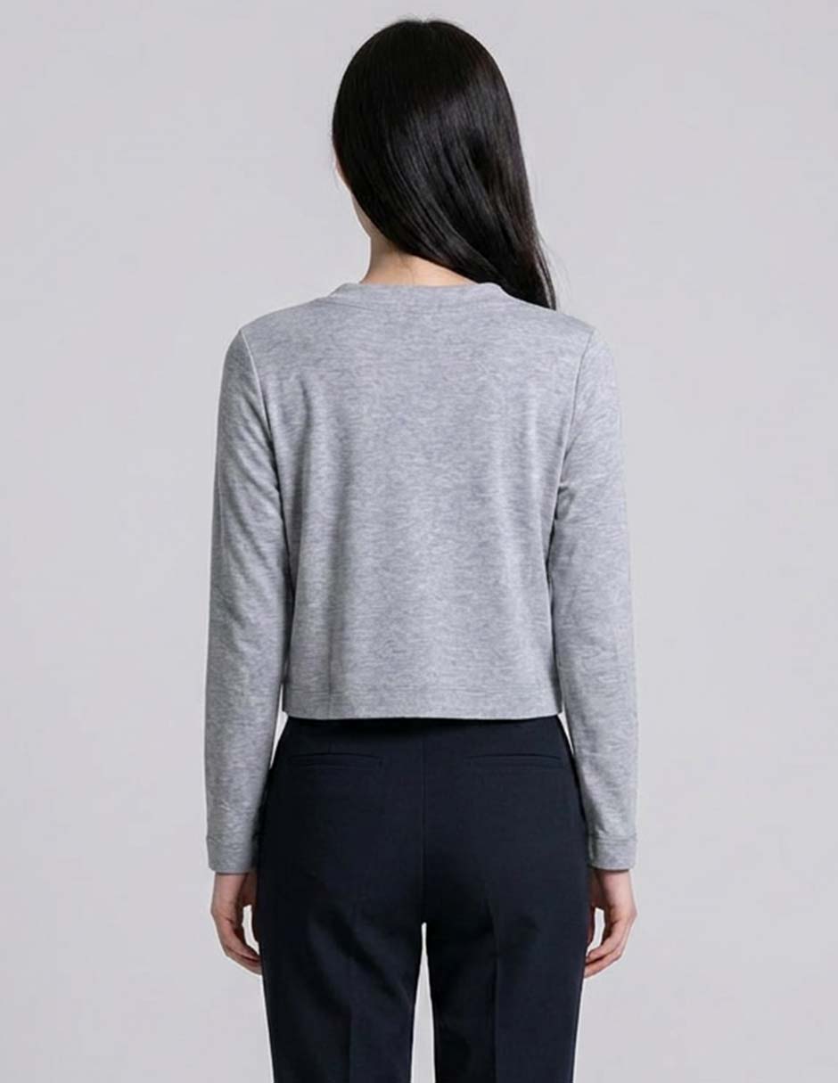 Suéter cuello redondo para mujer 2