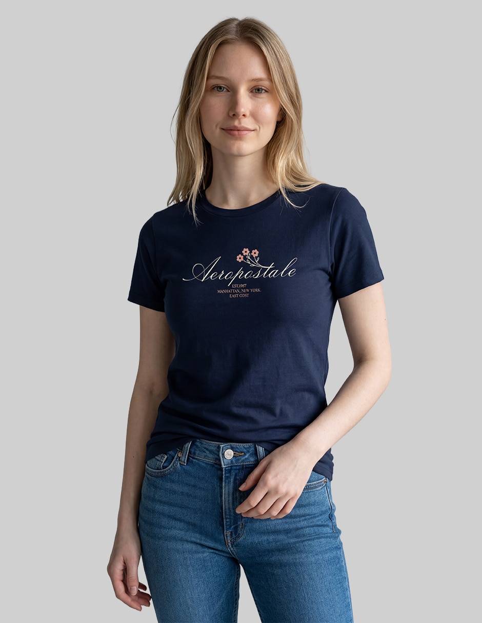 Playera manga corta para mujer 3