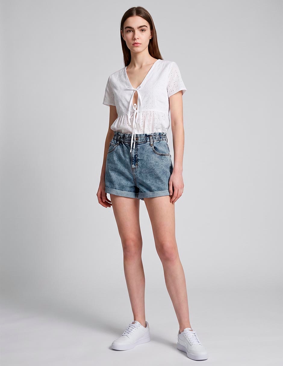 Short de mezclilla para mujer Short de mezclilla para mujer