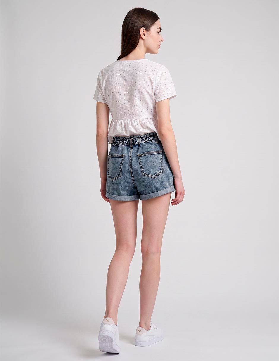 Short de mezclilla para mujer 4